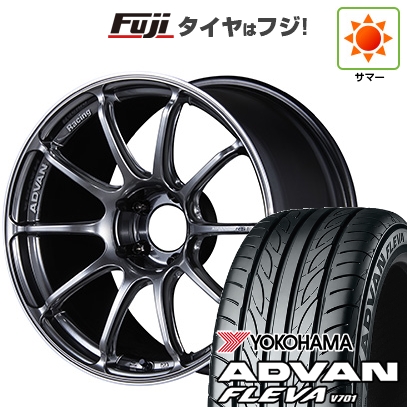 【新品国産車用 5穴114.3車】 夏タイヤ ホイール4本セット 215/40R18 ヨコハマ アドバン フレバV701 ヨコハマ アドバンレーシング RSIII 18インチ