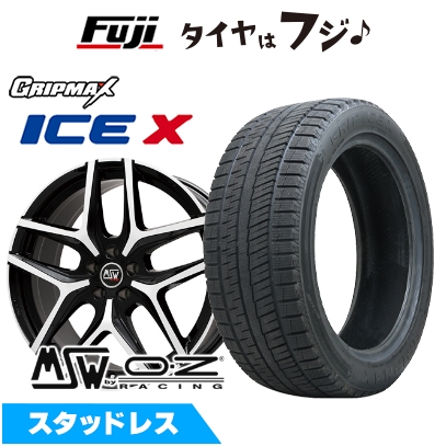 Ice X - 新品 インポート車用 MINI（F54） スタッドレスタイヤ 銀輪4本仕かける 225/40R18 GRIPMAX 内燃機関X BSW(押さえる) MSW by OZ Racing MSW 40 8J 18in