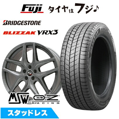 ブリザック VRX3 - 【新品】インポート車用 MINI（F60） スタッドレスタイヤ 銀輪4本仕かける 225/50R18 ブリヂストン MSW by OZ Racing MSW 40 18in