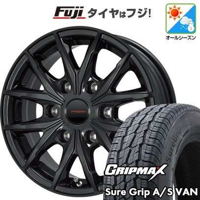 【新品】ハイエース200系 オールシーズンタイヤ ホイール4本セット 195R15C 107/105T シュアグリップ オールシーズン Van(限定) プレミックス HC2x6 15インチ