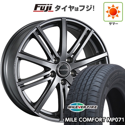 【新品】フリード 5穴/114 | 夏タイヤ ホイール4本セット | 185/65R15 | ミレバー ミレコンフォート MP071(限定) | ブリヂストン バルミナ BR10 | 6J 15インチ