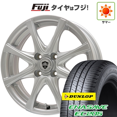 【新品 軽自動車】N-BOX タント スペーシア 夏タイヤ ホイール4本セット 155/65R14 ダンロップ エナセーブ EC205 エステローザ FSV 4.5J 14インチ