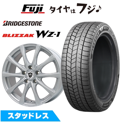 ブリザック - 【新品国産車用 5穴100車】 スタッドレスタイヤ 銀輪4本仕掛ける 215/45R17 ブリヂストン WZ-1 エルベ エステローザ FSV 7J 17in 車、バイク、自転車-自動車