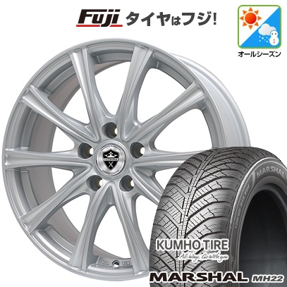 【新品国産車用5穴114.3】 | オールシーズンタイヤ ホイール4本セット | 205/55R17 | マーシャル MH22(限定) | エステローザ MZV トヨタ車専用 17インチ