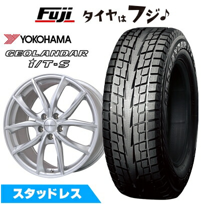 【新品】輸入車用 プジョー リフター スタッドレスタイヤ ホイール4本セット 215/60R17 ヨコハマ ジオランダー I/T-S G073 ユーロテック VP-LINE 17インチ