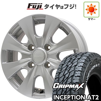 新品 プロボックス/サクシード(160系) 夏タイヤ ホイール4本セット 185R14C 102/100Q GRIP MAX インセプション A/TII RWL(限定) エルベ ビズスポ 14インチ