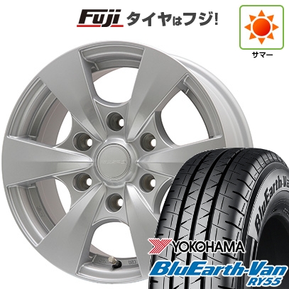 BluEarth 【新品】キャラバン 夏タイヤ ホイール4本セット 195/80R15 