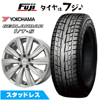 【新品】輸入車用 ボルボ（V60 クロスカントリー 2015-19） スタッドレスタイヤ ホイール4本セット 215/65R16 ジオランダー I/T-S G073 共豊 FK-10 16インチ