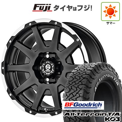 【新品国産車用 6穴139.7車】 夏タイヤ ホイール4本セット 285/70R17 BFグッドリッチ オールテレーンT/A KO3 RWL OZ SPARCO ダカール 17インチ