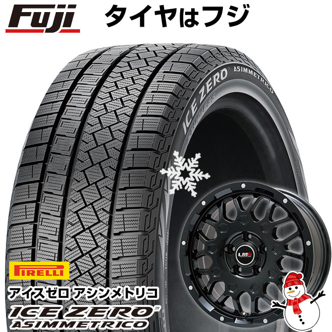ICE ASIMMETRICO 【新品国産5穴114.3車】 スタッドレスタイヤ ホイール 