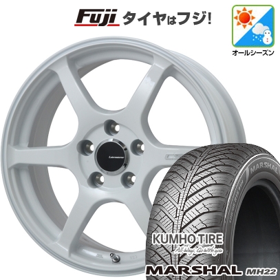 【新品国産車用5穴100】 | オールシーズンタイヤ ホイール4本セット | 225/60R17 | マーシャル MH22(限定) | レアマイスター CS-V6 | 7J 17インチ
