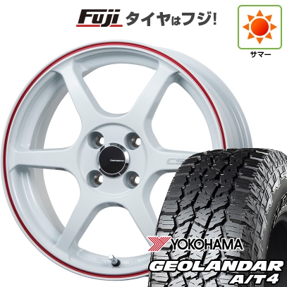 【新品】N-BOX タント スペーシア 夏タイヤ ホイール4本セット 155/65R14 ヨコハマ ジオランダー A/T4 G018 RBL レアマイスター CS-V6 4.5J 14インチ