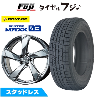 WINTER MAXX 03 - 【新品】インポート車用 ジャガー Eペイス スタッドレスタイヤ 銀輪4本仕かける 235/60R18 ウインターマックス03 WM03 差し交わす境界線 8J 18in