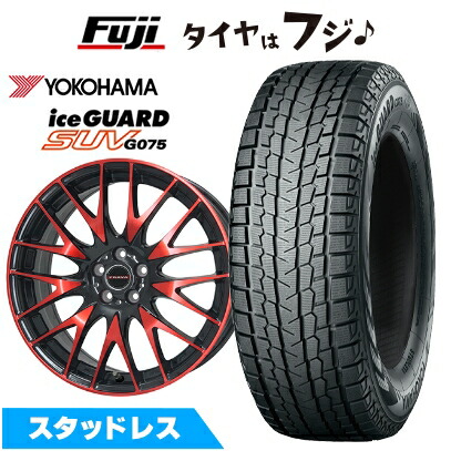 【新品】RAV4/80ハリアー スタッドレスタイヤ ホイール4本セット 225/60R18 ヨコハマ アイスガード SUV G075 ビッグウエイ LEYSEEN プラバ9M 18インチ