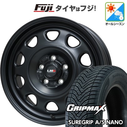 【新品国産車用 5穴114.3車】 オールシーズンタイヤ ホイール4本セット 225/60R17 SURE GRIP AS ナノ(限定) レアマイスター LMG OFF-STYLE 17インチ