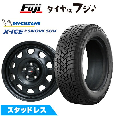 【新品国産車用 5穴114.3車】 スタッドレスタイヤ ホイール4本セット 225/65R17 ミシュラン エックスアイス スノー SUV レアマイスター LMG OFF-STYLE 17インチ