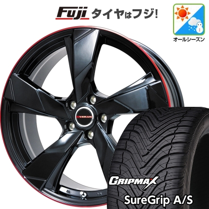 グリップマックス - 【新品国産車用5穴114.3】 | オール時期タイア 車輪4本仕掛ける | 235/60R18 | Sure Grip AS | ヴェランV 18in 車、バイク、自転車-タイヤ、ホイール