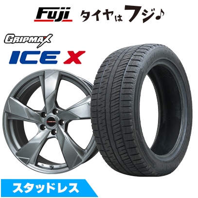 Ice X - 新品国産車用 5穴100 スタッドレスタイヤ 車輪４本仕掛ける 215/55R17 GRIP MAX 内燃機関X BSW ブラックサイドウォール(押さえる) プレ交ぜ合わせる ヴェランV 17in 車、バイク、自転車-タイヤ、ホイール