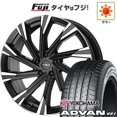 ADVAN - 【新品国産車用5穴114.3】 | 夏タイア 車輪4本仕かける | 235/55R20 | ヨコハマ 広告業ヴァン V61 | TRD TF X-LIMITED | 20in