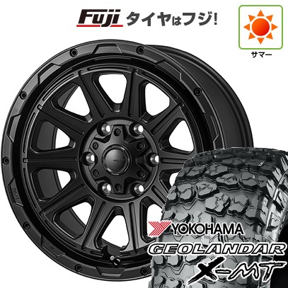 【新品国産車用 6穴139.7車】 夏タイヤ ホイール4本セット 35X12.5R17 ヨコハマ ジオランダー X-MT G005 モンツァ HI-BLOCK レグルス 17インチ