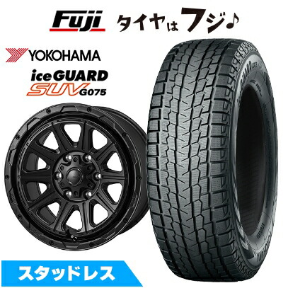 新品 FJクルーザー スタッドレスタイヤ ホイール4本セット 265/70R17 ヨコハマ アイスガード SUV G075 モンツァ HI-BLOCK レグルス 17インチ