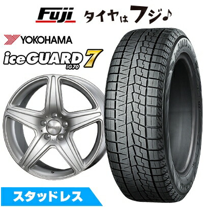 【新品】輸入車用 ベンツCクラス（W205） スタッドレスタイヤ ホイール4本セット 205/60R16 ヨコハマ アイスガード7 セブンIG70 AGA ブルグ【限定】 16インチ