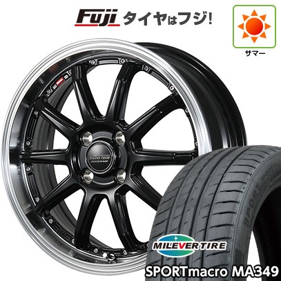 【新品国産車用 4穴100車】 夏タイア 車輪4本仕掛ける 195/50R16 ミ生き胆 運動競技マクロ命令 MA349（押さえる） 乳ぶさ ジョージバーンズテック S10-DP 16in 自動車-車、バイク、自転車-夏タイヤ、ホイールセット