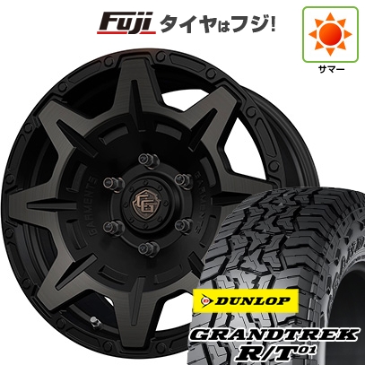 新品 プラド/ハイラックス | サマータイヤ ホイール4本セット | 35X12.5R17 | グラントレック R/T01 RBL | クロスオーバーガーメンツ Style M | 17インチ