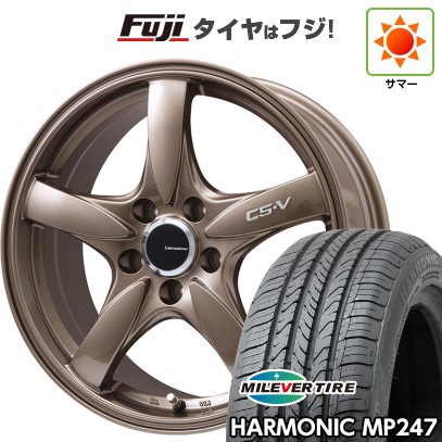 【新品国産車用 5穴114.3車】 夏タイア 車輪4本仕掛ける 205/65R16 ミ生き胆 ハーモニック MP247(押さえる) レアマイスター CS-V 16in 車、バイク、自転車-自動車