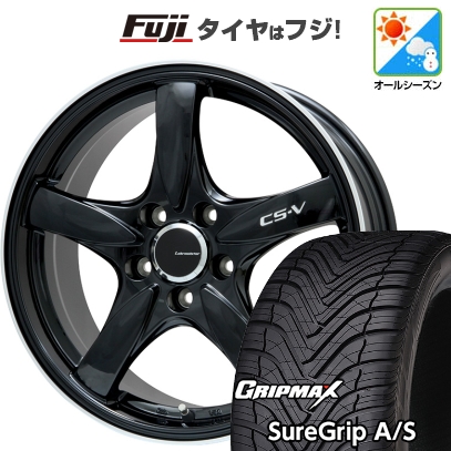 【新品国産車用5穴114.3】 | オールシーズンタイヤ ホイール4本セット | 225/55R18 | グリップマックス Sure Grip AS | CS-V 18インチ