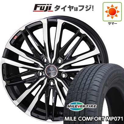 【新品】シエンタ 2015-22 | 夏タイヤ ホイール4本セット | 185/60R15 | ミレバー ミレコンフォート MP071(限定) | 共豊 スマック クレスト | 6J 15インチ