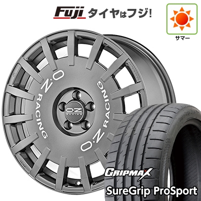 【新品国産車用 5穴114.3車】 夏タイヤ ホイール4本セット 225/45R18 グリップマックス シュアグリップ PRO SPORT BSW（限定） OZ ラリーレーシング 18インチ