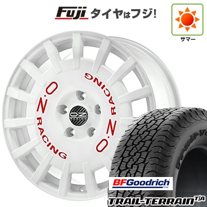 【新品国産車用 5穴114.3車】 夏タイヤ ホイール4本セット 235/60R18 BFグッドリッチ トレールテレーンT/A ORBL OZ ラリーレーシング 18インチ