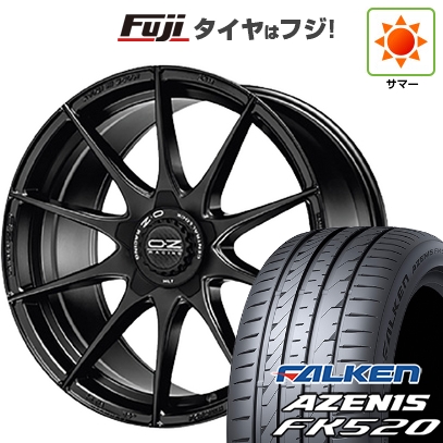 【新品国産車用 5穴114.3車】 夏タイヤ ホイール4本セット 225/55R18 ファルケン アゼニス FK520L OZ フォーミュラHLT 18インチ