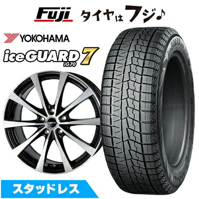新品国産車用 5穴100車  スタッドレスタイヤ ホイール４本セット 225/45R18 ヨコハマ アイスガード7 セブンIG70 ラフィット LE-03【限定】 18インチ