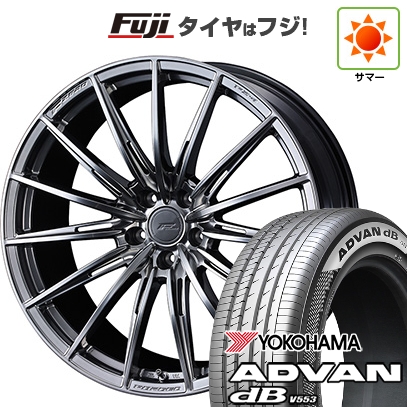 【新品国産車用5穴114.3】 | 夏タイヤ ホイール4本セット | 245/40R21 | ヨコハマ アドバン dB V553 | WEDS ウェッズ F-ZERO FZ-4 | 21インチ