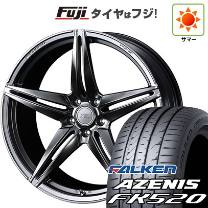 【新品国産車用 5穴114.3車】 夏タイヤ ホイール４本セット 225/40R18 ファルケン アゼニス FK520L ウェッズ F-ZERO FZ-3 18インチ