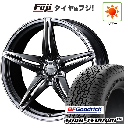 BFグッドリッチ - 【新品国産車用5穴114.3】 | 夏タイア 銀輪4本仕掛ける | 225/55R18 | トレールテレーンT/A RBL | WEDS ウェッズ F-ZERO FZ-3 | 8J 18in