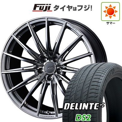 【新品国産車用5穴114.3】 | 夏タイヤ ホイール4本セット | 225/45R19 | デリンテ DS2(限定) | WEDS ウェッズ F-ZERO FZ-4 | 8J 19インチ