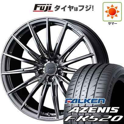 【新品国産車用 5穴114.3車】 夏タイヤ ホイール４本セット 225/40R18 ファルケン アゼニス FK520L ウェッズ F-ZERO FZ-4 18インチ