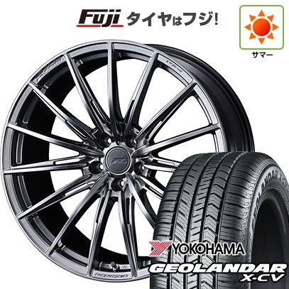 【新品国産車用5穴114.3】 | 夏タイヤ ホイール4本セット | 225/45R19 | ヨコハマ ジオランダー X-CV G057 | WEDS ウェッズ F-ZERO FZ-4 | 8J 19インチ
