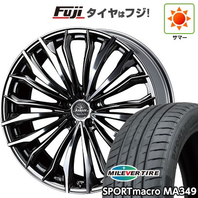 新品国産車用 5穴114.3車 夏タイヤ ホイール4本セット 235/55R18 ミレバー スポーツマクロ MA349（限定） WEDS ウェッズ クレンツェ フェルゼン 358EVO 18インチ