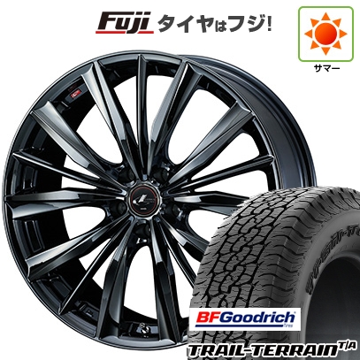 【新品国産車用5穴114.3】 | 夏タイヤ ホイール4本セット | 235/60R18 | BFグッドリッチ トレールテレーンT/A RBL | WEDS ウェッズ レオニス VX | 7J 18インチ