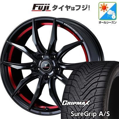 【新品国産車用5穴114.3】 | オールシーズンタイヤ ホイール4本セット | 235/60R18 | グリップマックス Sure Grip AS | ノヴァリス ローグ VF 18インチ