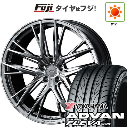 【新品国産車用 5穴114.3車】 夏タイヤ ホイール4本セット 225/35R20 ヨコハマ アドバン フレバV701 WEDS ウェッズ F-ZERO FZ-5 20インチ