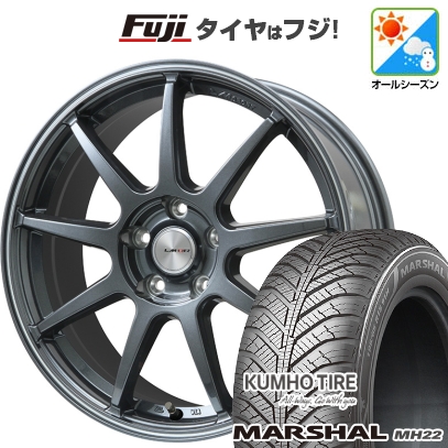 KUMHO - 【新品国産車用5穴114.3】 | オール時期タイア 車輪4本仕掛ける | 225/45R18 | マーシャル MH22(押さえる) | LM運動競技 LM-QR 18in タイヤ、ホイール-車、バイク、自転車-オールシーズンタイヤ、ホイールセット