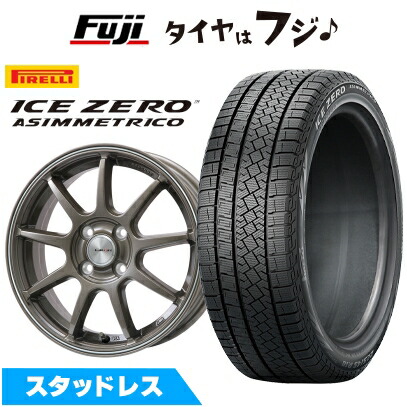 ICE ASIMMETRICO - 【新品】雰囲気 スタッドレスタイヤ 車輪4本仕掛ける 205/55R16 ピレリ 冬季 アイスゼロアシンメトリコ レアマイスター LM運動競技LM-QR 16in 自動車-車、バイク、自転車