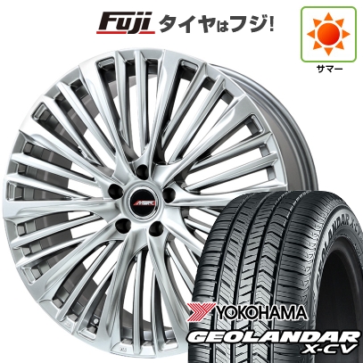【新品国産車用5穴114.3】 | 夏タイヤ ホイール4本セット | 245/45R20 | ヨコハマ ジオランダー X-CV G057 | プレミックス MER-X ハイパーシルバー | 20インチ