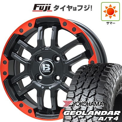 【新品】N-BOX タント スペーシア 夏タイヤ ホイール4本セット 155/65R14 ヨコハマ ジオランダー A/T4 G018 RBL ビッグウエイ B-LUGNAS FRD 4.5J 14インチ
