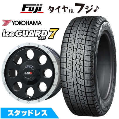 アイスガード 7 - 【新品国産5穴114.3】 スタッドレスタイヤ 銀輪4本仕かける 225/60R17 ヨコハマ 内燃機関かばい立て7 七つIG70 レアマイスター LMG CS-8 17in